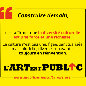 L'Art Est Public 2022 - Diversité culturelle