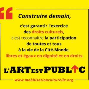 L'Art Est Public 2022 - Droits culturels