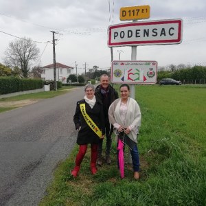 Florence Nichilo, Jean-Philippe Tomas et Astrid Llado, Podensac, 2020