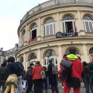 20210312 Opéra de Rennes occupé ! © Ouest-France