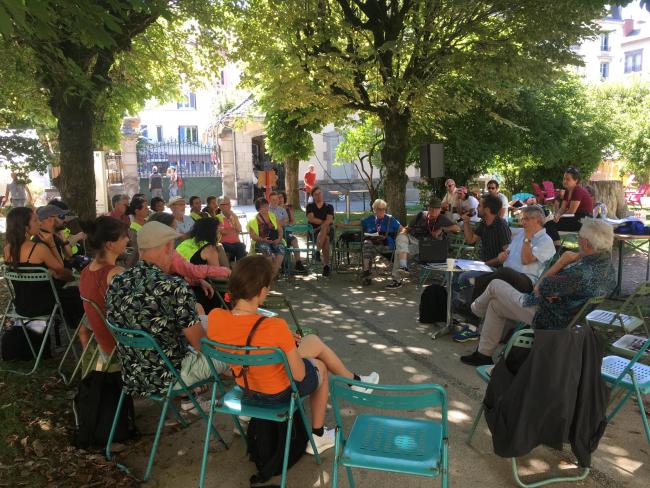 Lors de la rencontre à Aurillac