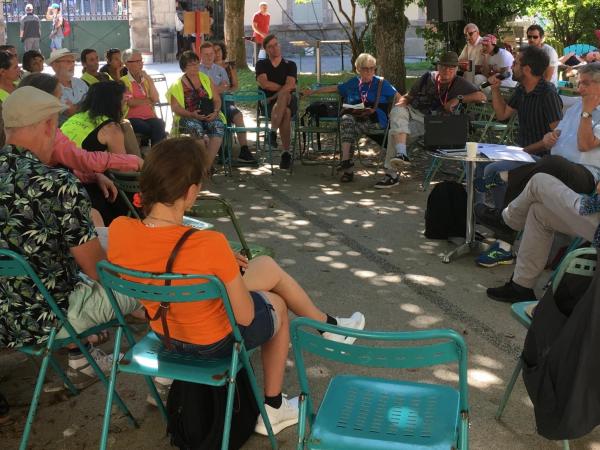 Lors de la rencontre à Aurillac